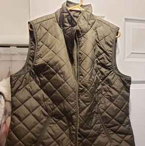 Quilted Zip-Front Vest